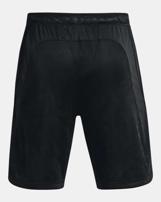 Men's UA Heatwave Hoops Shorts in Black image number 5